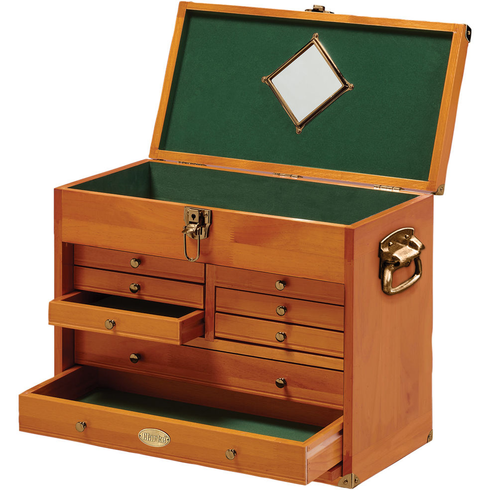 Clarke 7635410 CMW-8B 8 Drawer Wooden Machinist Tool Chest