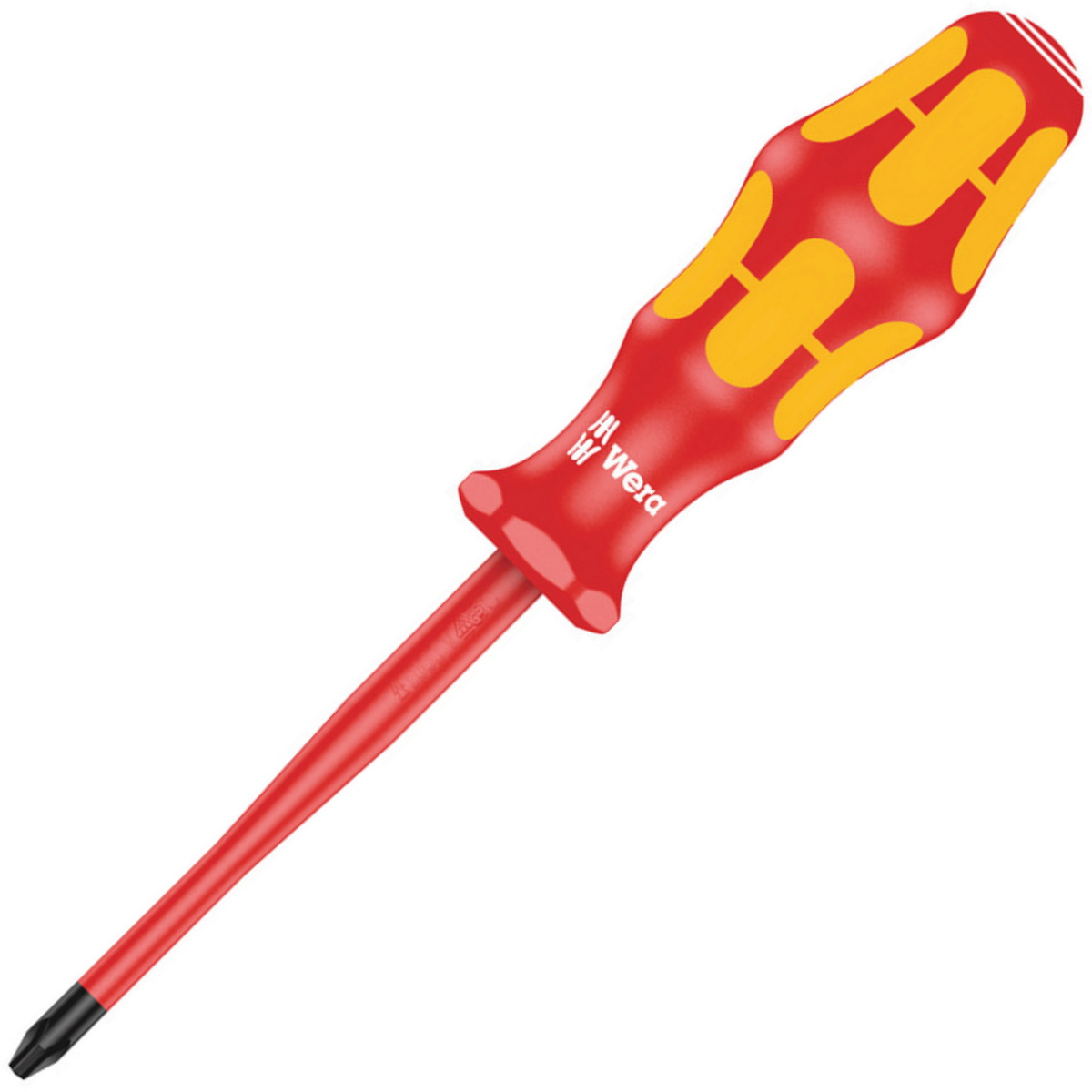 Wera 162IS VDE Kraftform Extra-Slim Insulated Screwdriver for Phillips Screws PH2 x 100mm 05006451001