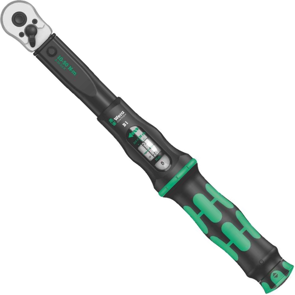 Wera Click-Torque B1 Torque Wrench 3/8" Square Drive 10 - 50 Nm 05075610001