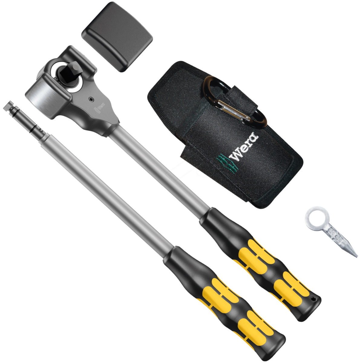 Wera 8002 C Ratchet Hammer 1/2" Drive/341mm Koloss 5 Piece Set 05133862001 