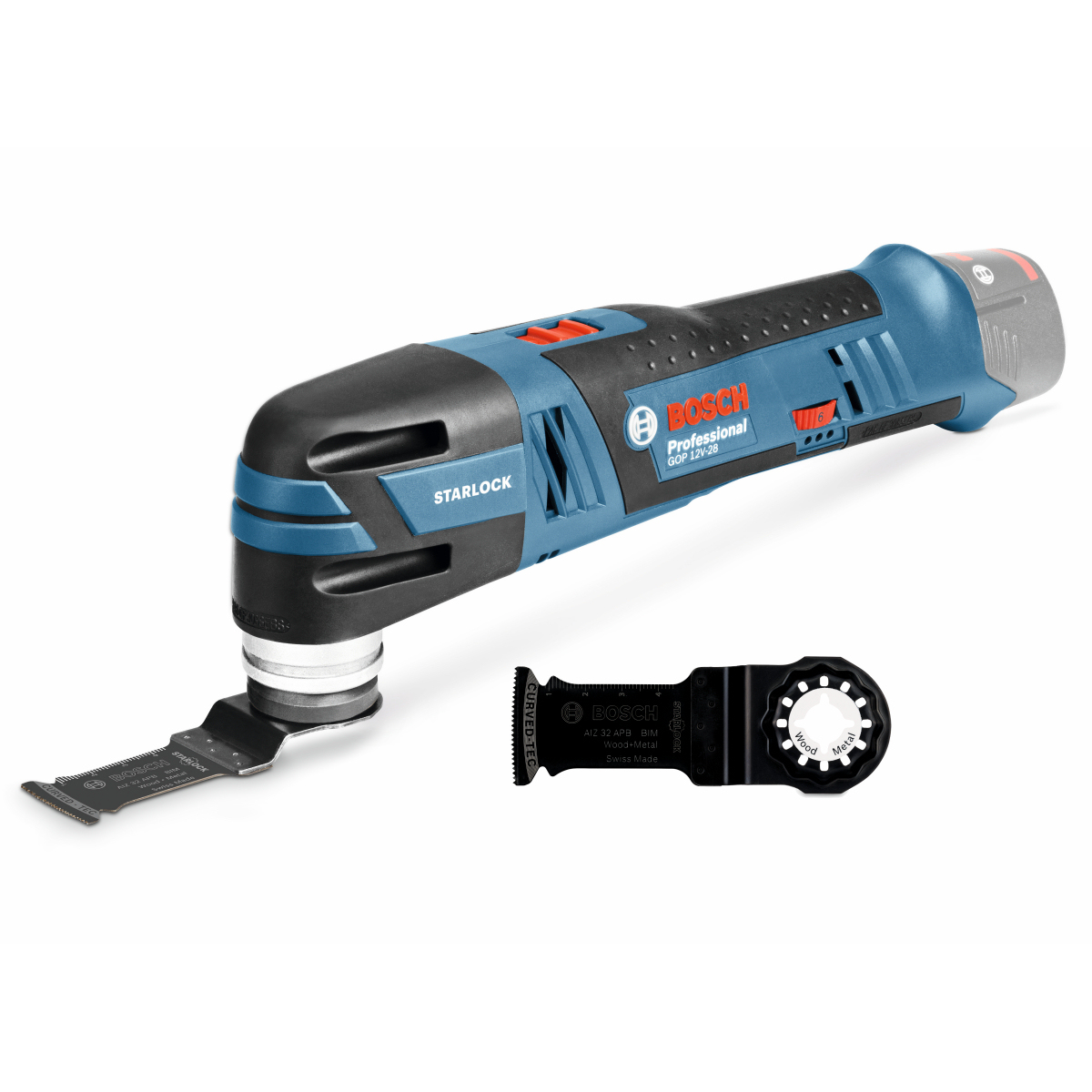 Bosch GOP 12 V-28 Body Only 12V Brushless Starlock Multi Cutter in L-Boxx