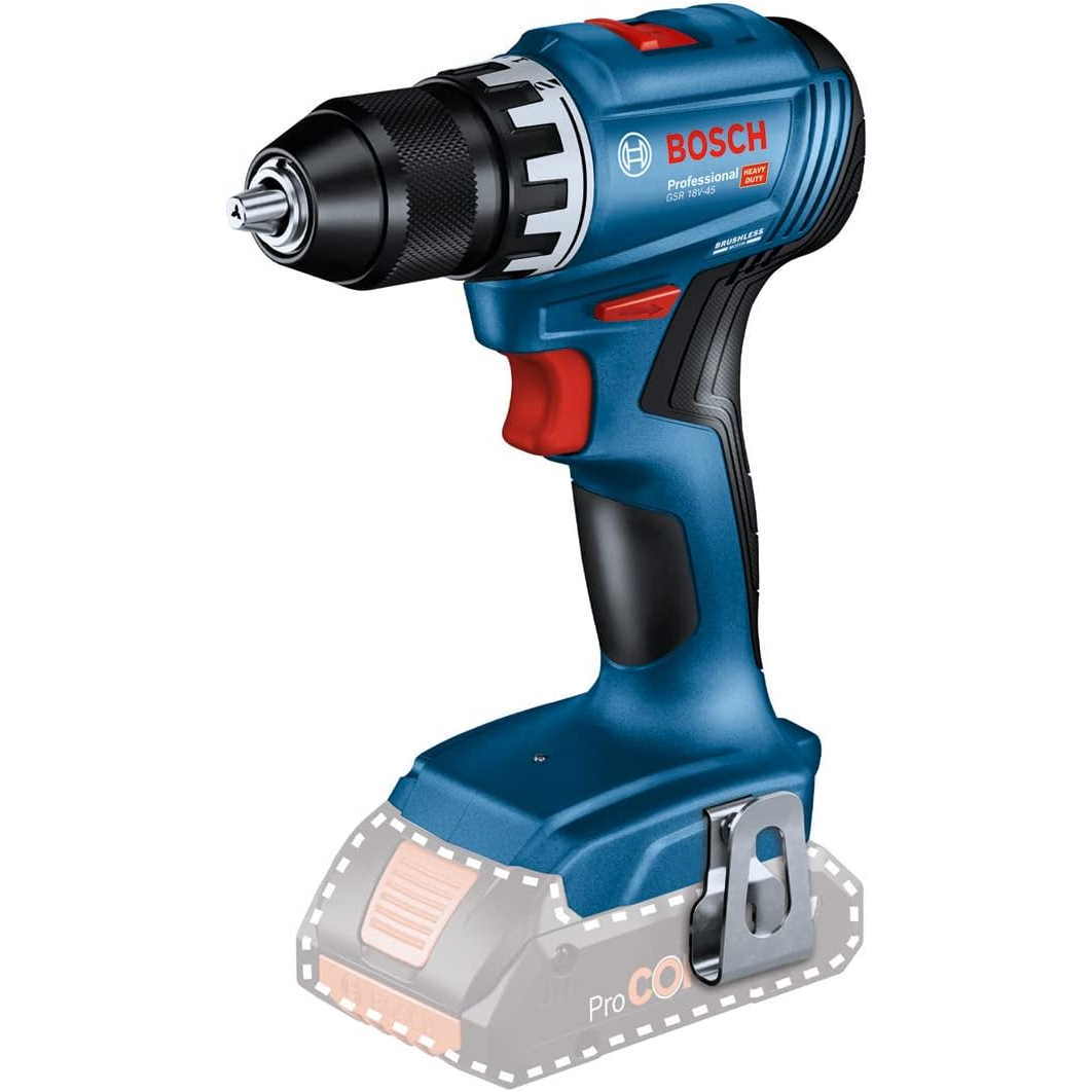 Bosch GSR 18V-45 Body Only 18v BRUSHLESS Drill Driver in Carton