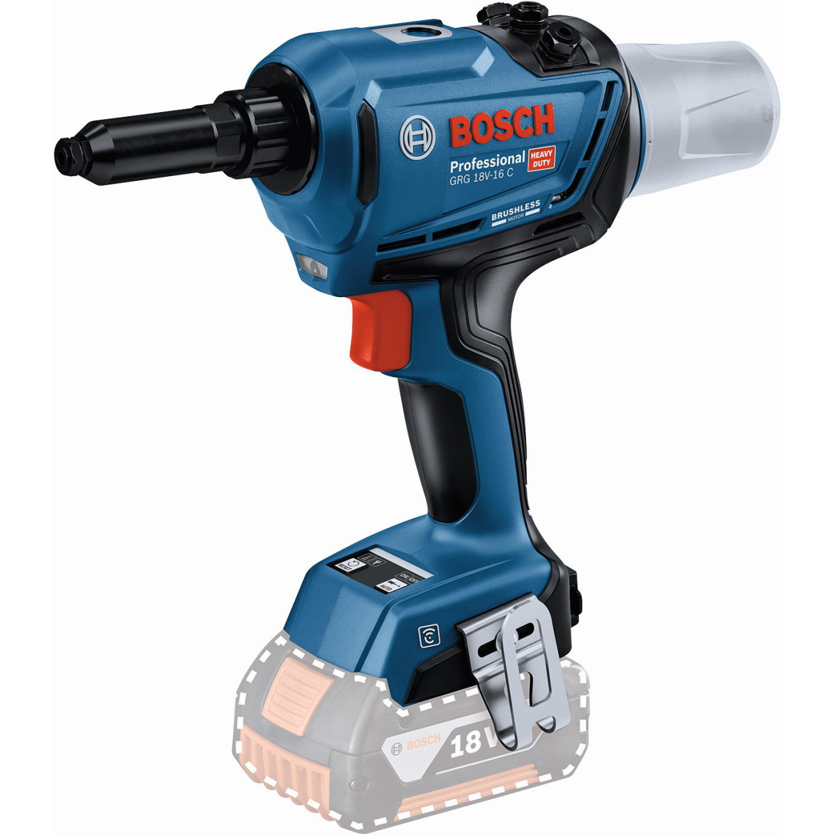 Bosch GRG 18V-16 C Body Only 18V Brushless Rivet Gun in Carton