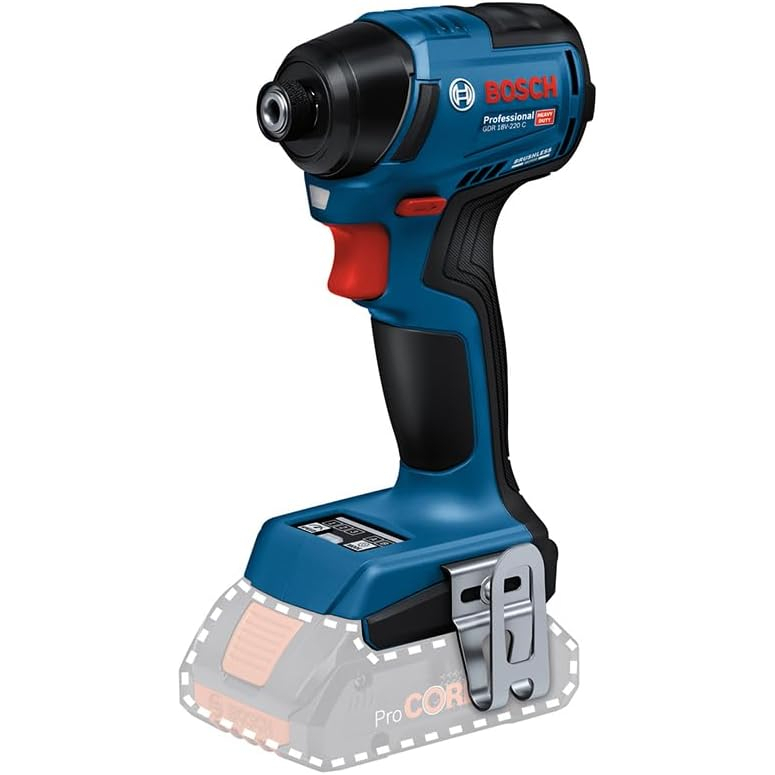 Bosch GDR 18V-220 C Body Only 18v BRUSHLESS Impact Driver Connection ready in Carton