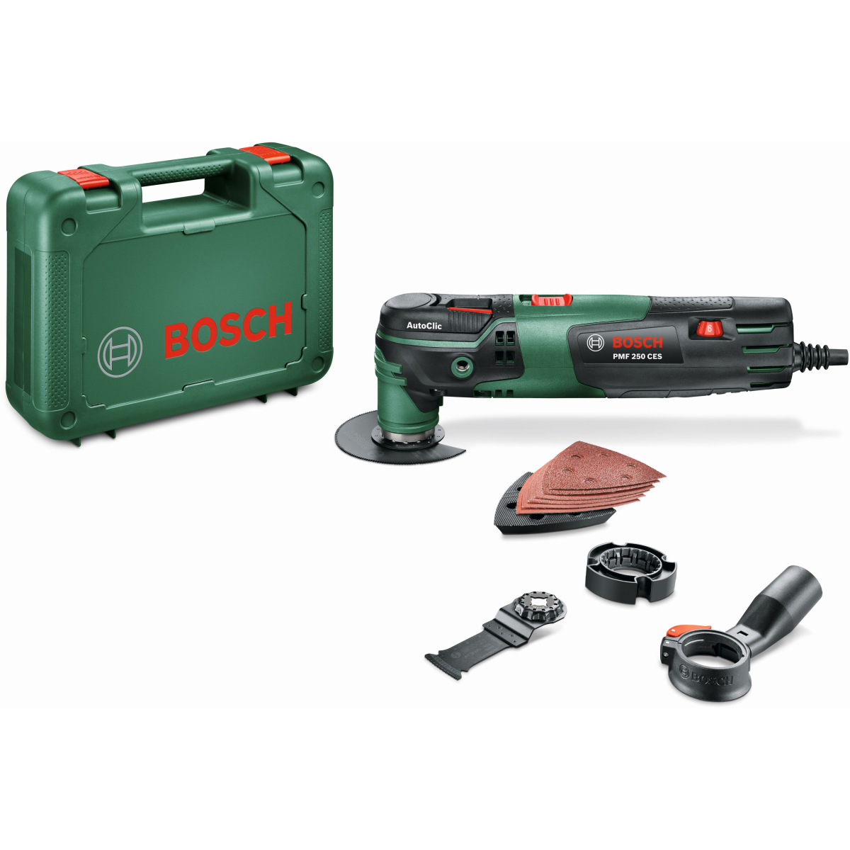 Bosch PMF 250 CES 250w Oscillating Multi Tool Starlock in Carry Case
