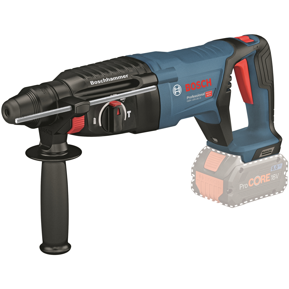 Bosch GBH18V-26D Body Only 18V Brushless SDS+ Rotary Hammer in Carton