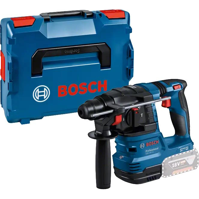 Bosch GBH 18V-22 Body Only 18v BRUSHLESS 2KG SDS+ Hammer Drill Vibration Control in L-Boxx