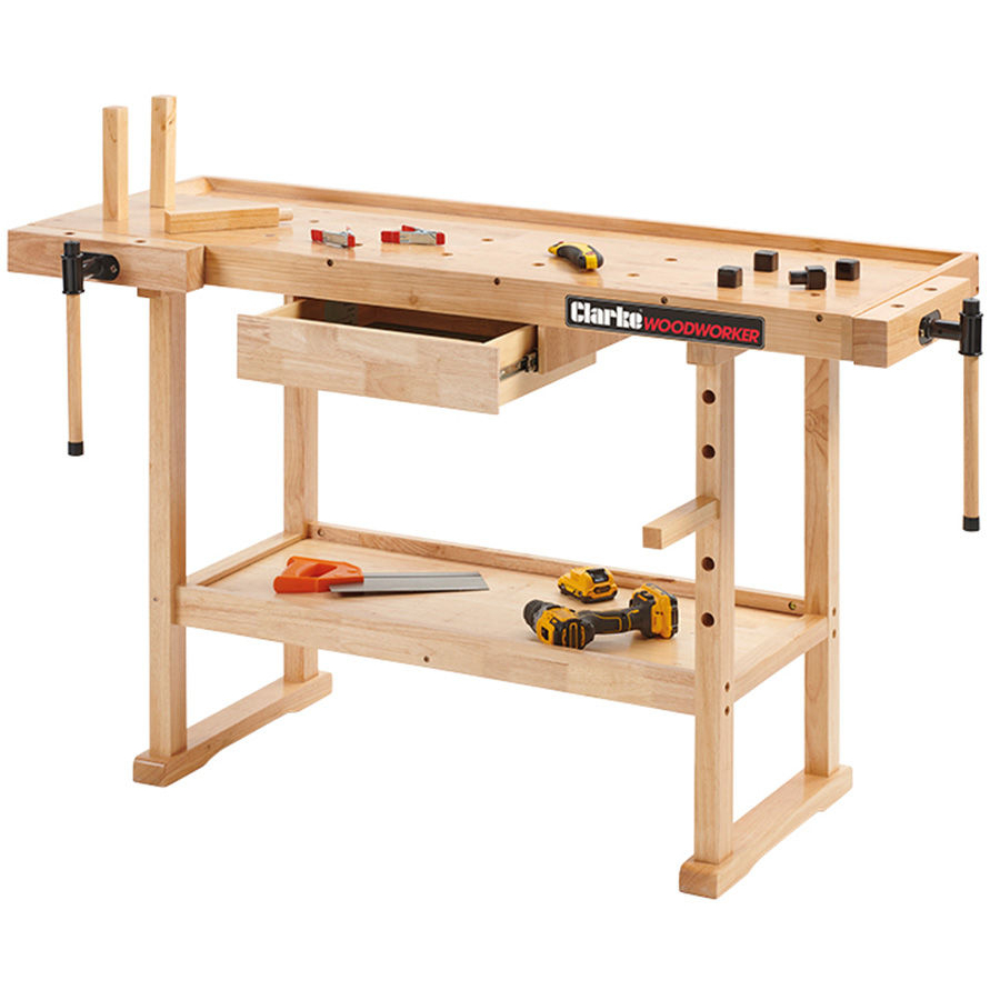 Clarke 6500129 CH1500B Woodworker Wooden Work Bench