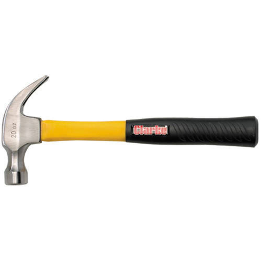 Clarke 1801506 CHT505 20oz Claw Hammer (Fibreglass Handle)