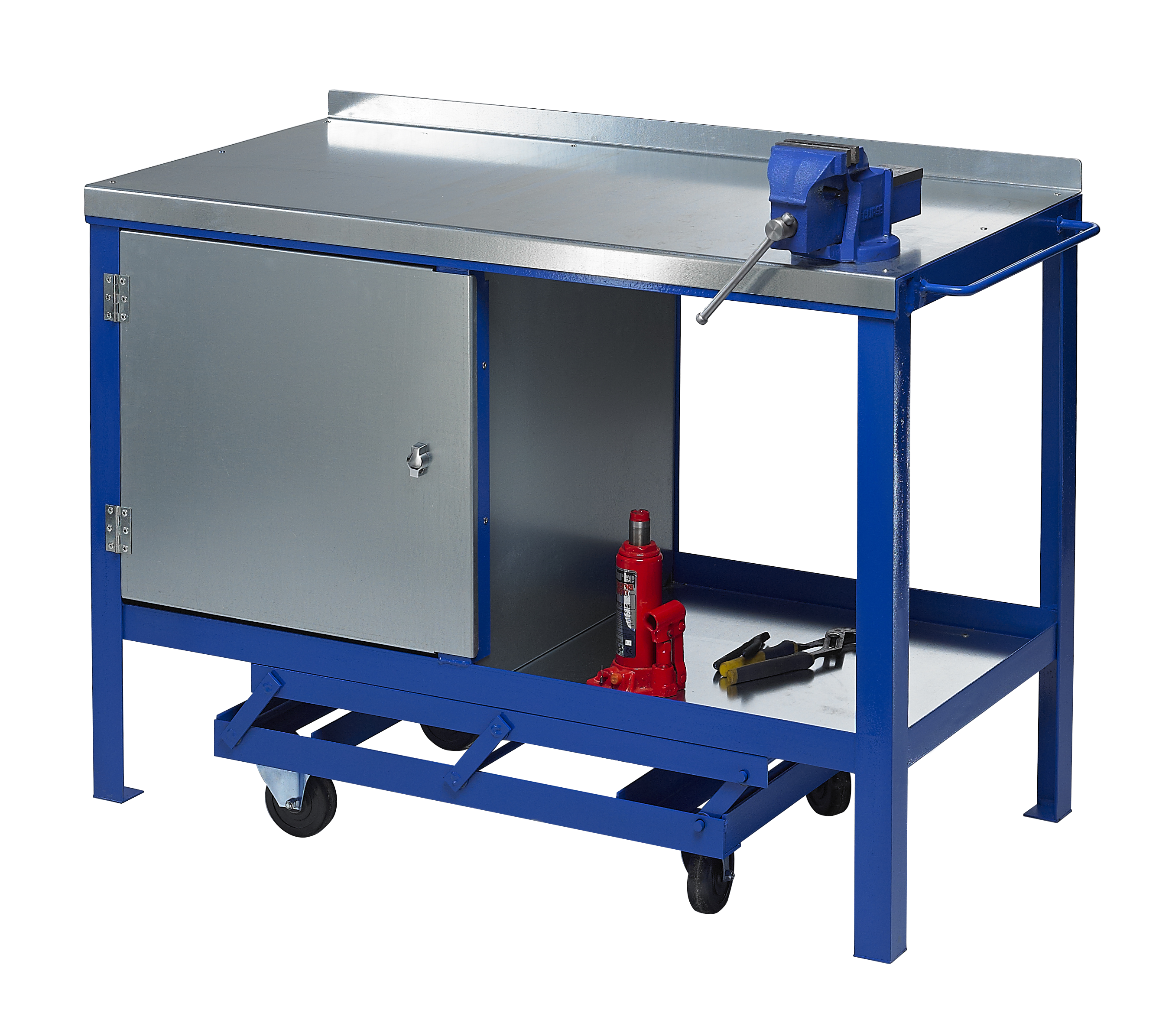 J.A.S. Engineering 1575SCP Steel Top Mobile Workbench