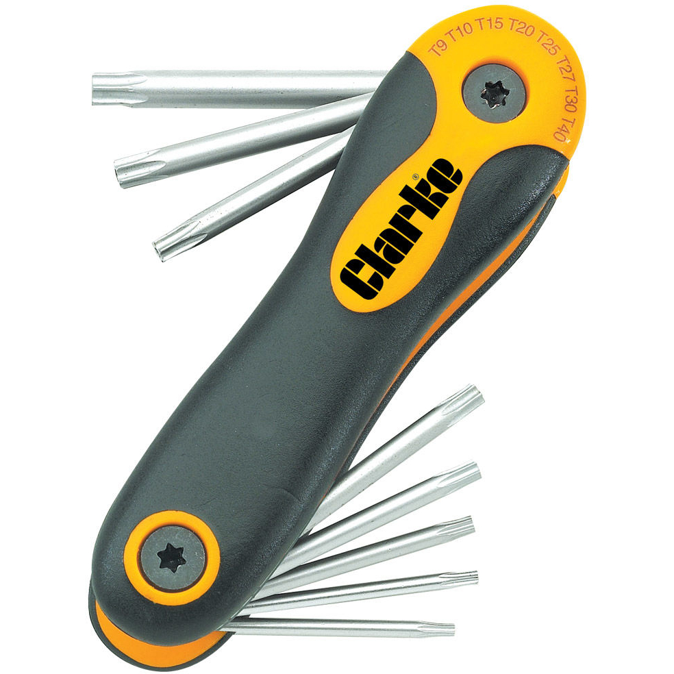 Clarke 1700543 PRO143 8 piece Security Torx Key Set