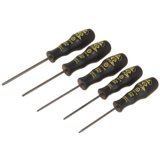 CK T4730ESD Torx Tamperproof Triton ESD Screwdriver TX Set of 5