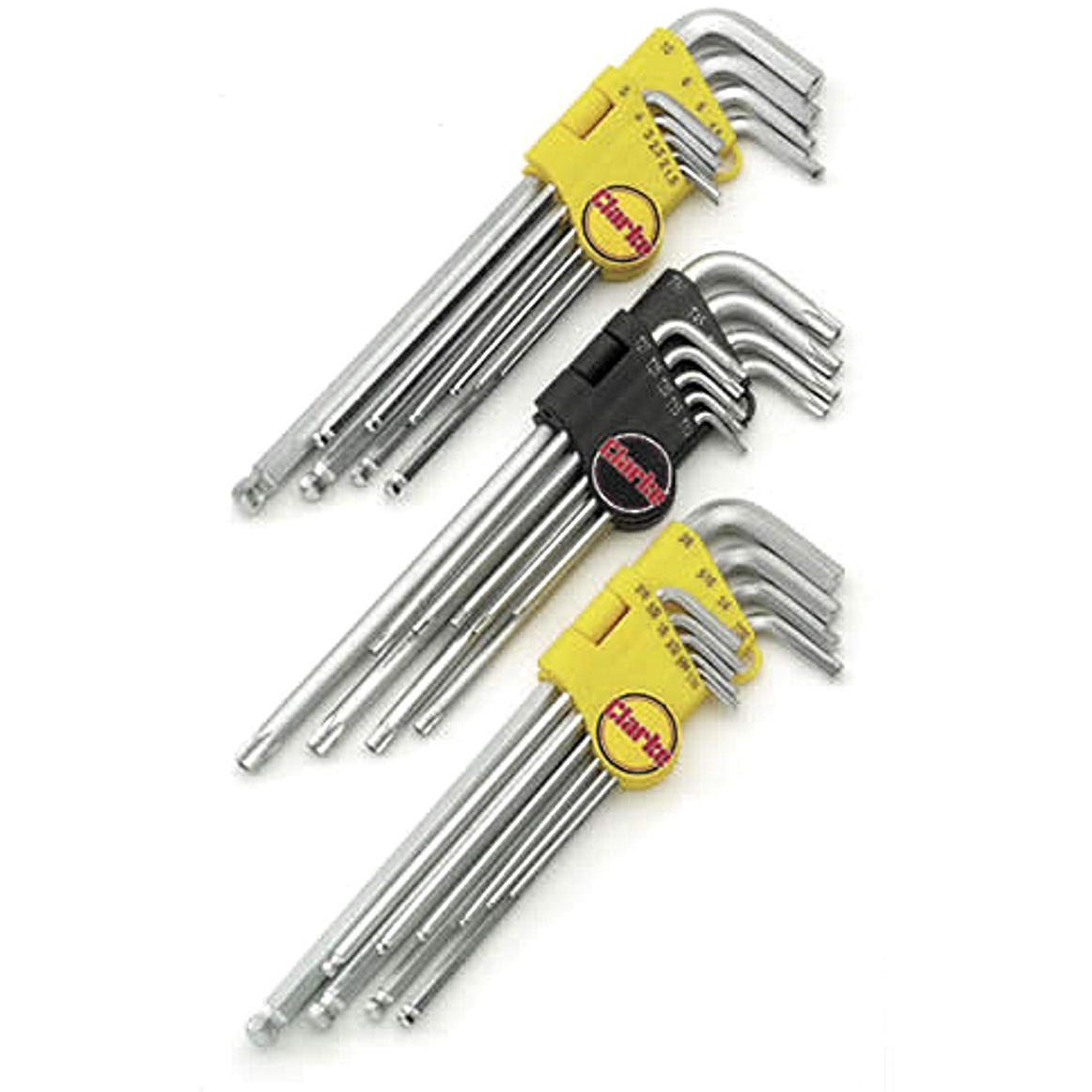 Clarke PRO138 29 Piece Extra Long Hex and Torx Key Set 1700538
