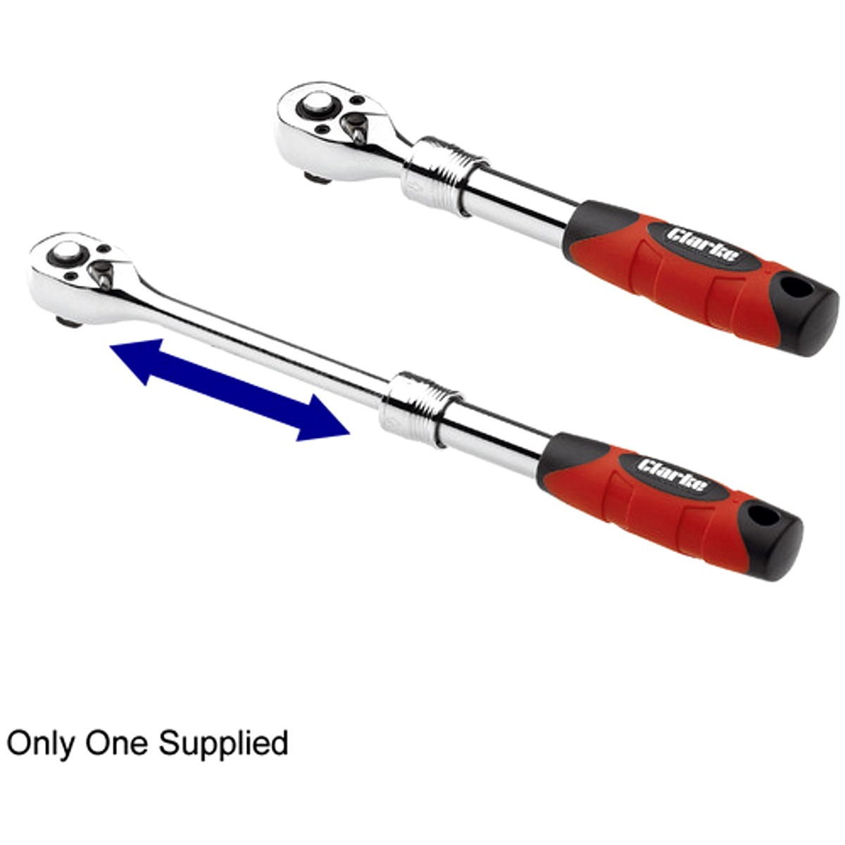 Clarke PRO200 ½” Drive Extendable Reversible Ratchet Wrench 1700600