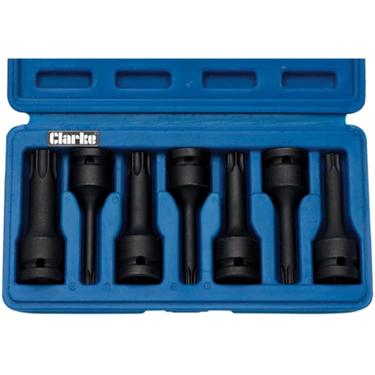 Clarke 1800361 CIS12/7SB 7 Piece TRX Star Impact Bit Set 