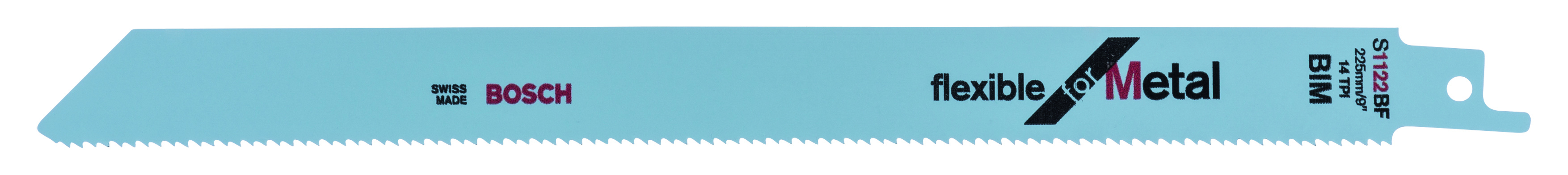 Bosch 2608656019 S1122BF Sabre Saw Blade - Flexible for Metal - Pack of 5