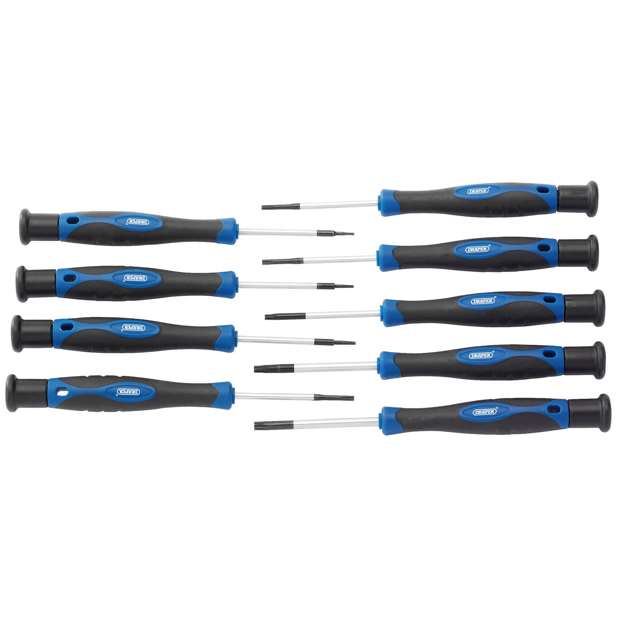 Draper 28117 PSS9TX 9 Piece TX Star Precision Screwdriver Set