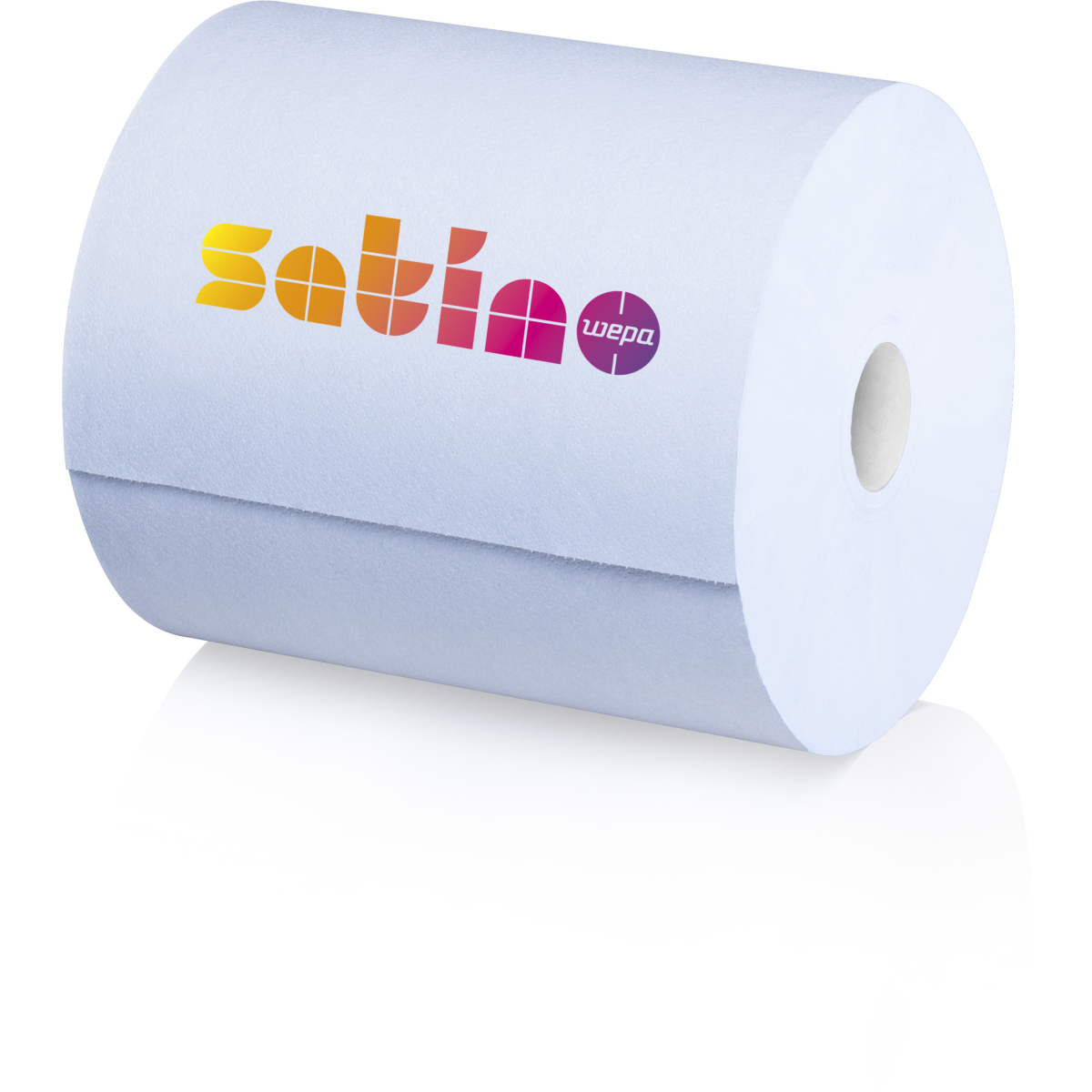 Satino Comfort Huge Wiper Roll Blue 1000 3Ply Sheets 365mm x 350mm per roll