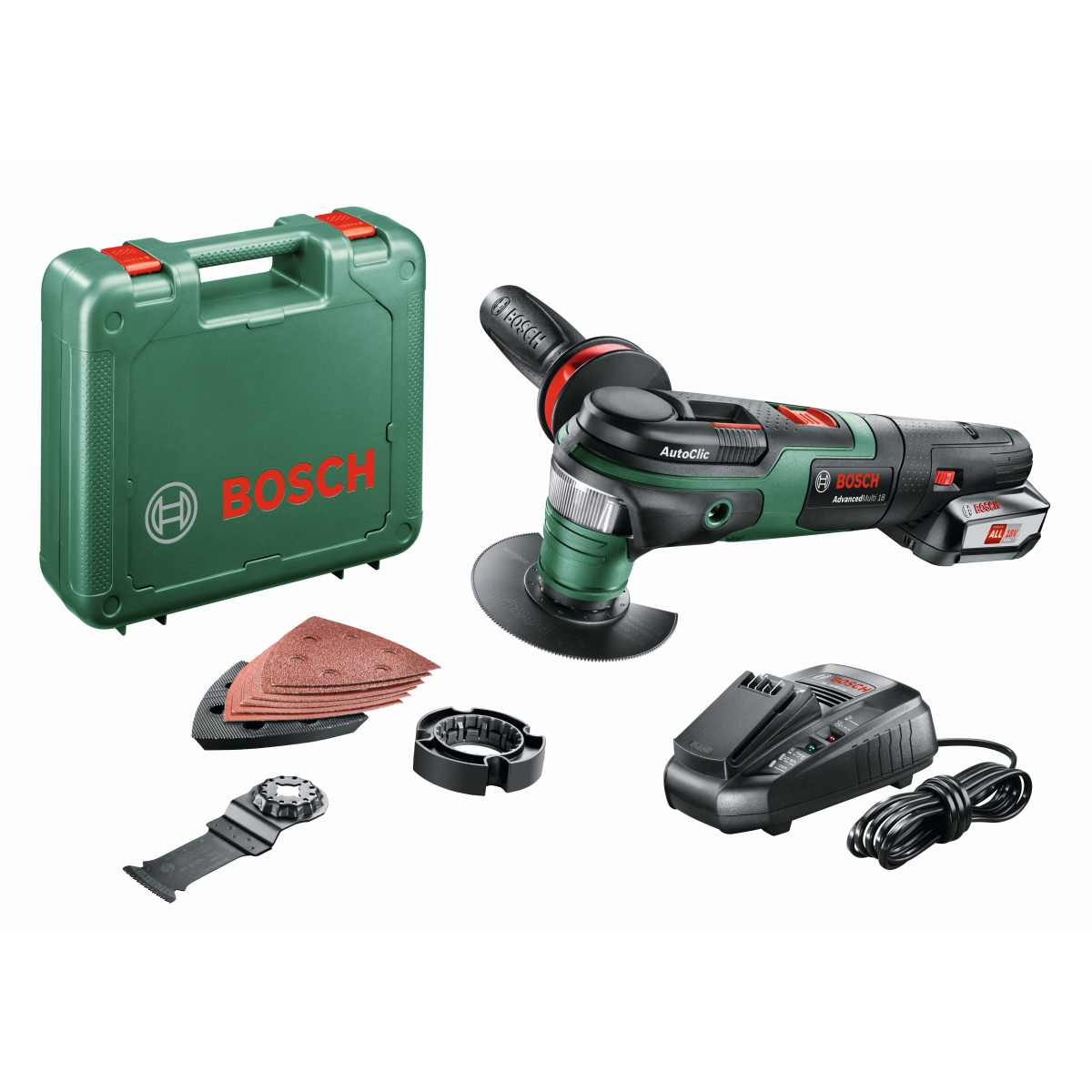 Bosch AdvancedMulti 18 18V Multifunction Tool (1x2.5Ah) in Case