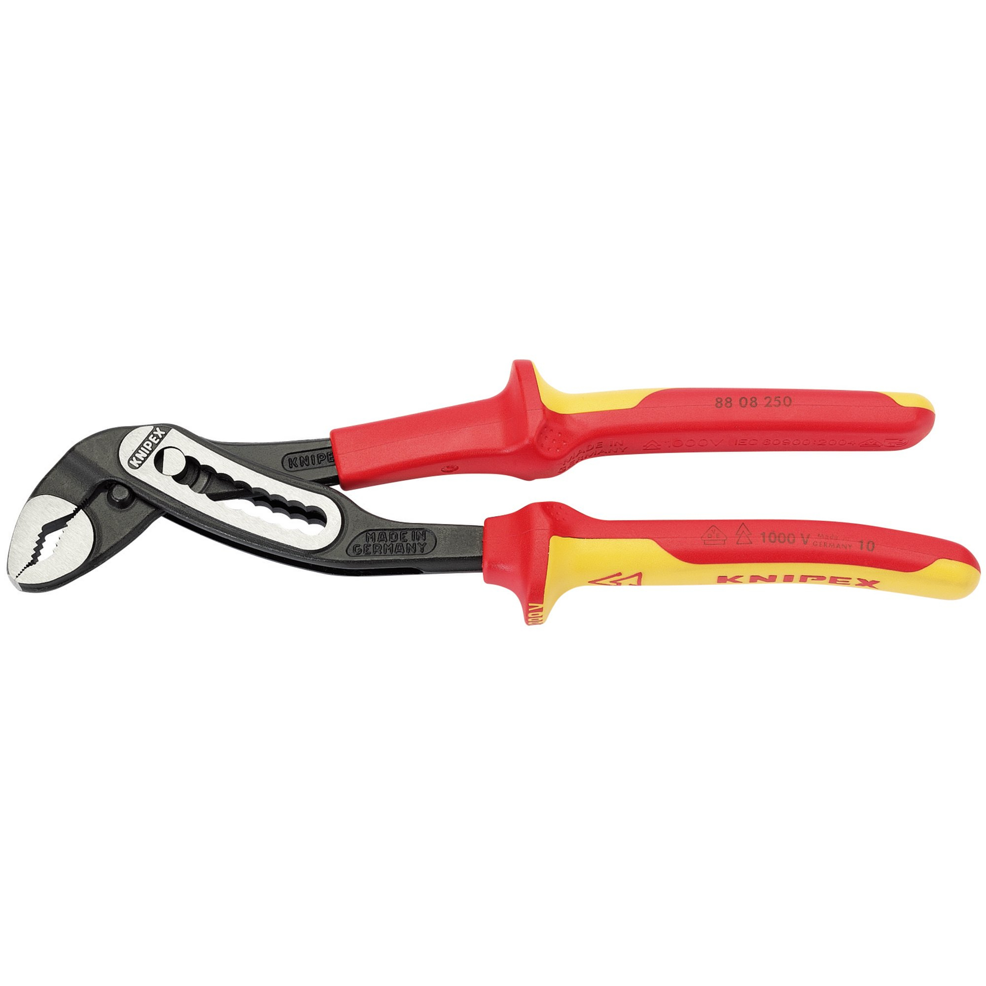 Knipex 88 08 250UKSBE 250mm VDE Fully Insulated Alligator&#174; Waterpump Pliers 32013