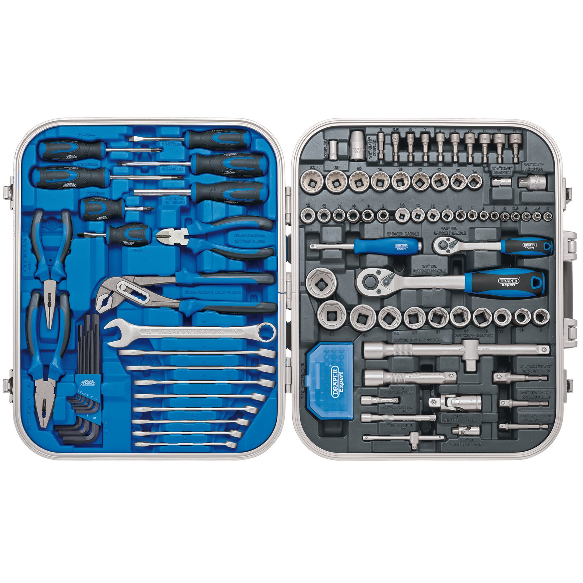 Draper 32027 TK127 Mechanics Tool Kit (127 Piece)