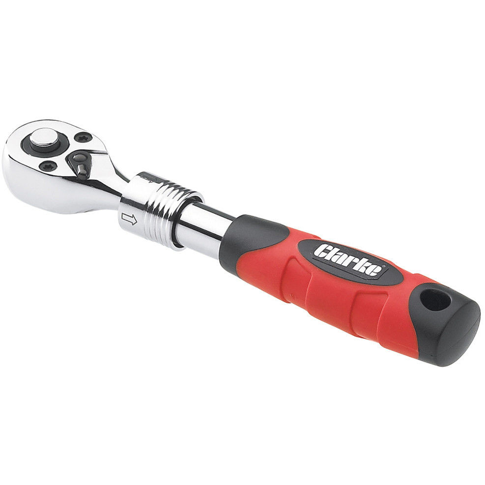 Clarke 1700598 PRO198 1/4" Drive Extendable Ratchet - PRO198