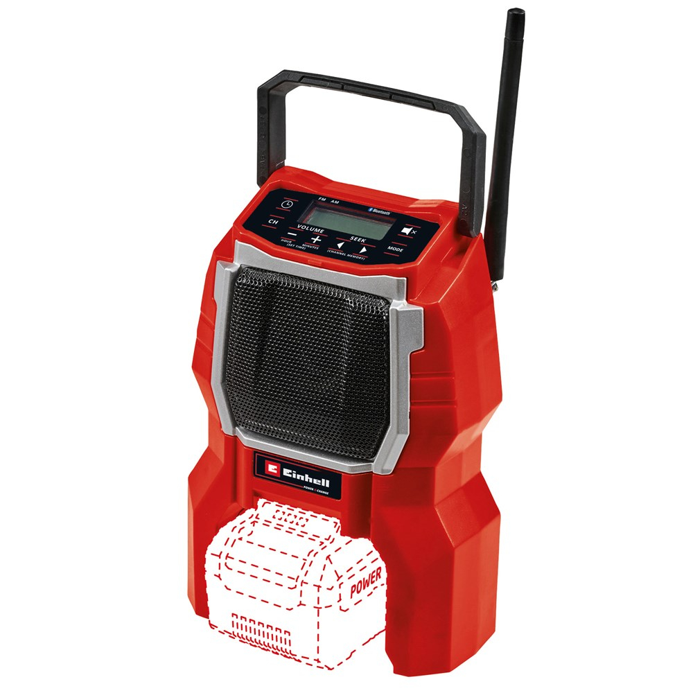 Einhell TE-RA 18 Li BT -Solo Body Only 18V Power X-Change BT Radio