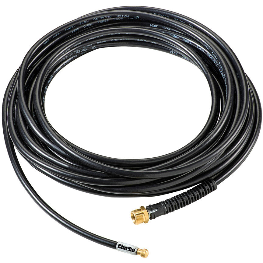 Clarke 7310306 DCH1 15m Drain Cleaning Hose for Pressure Washers