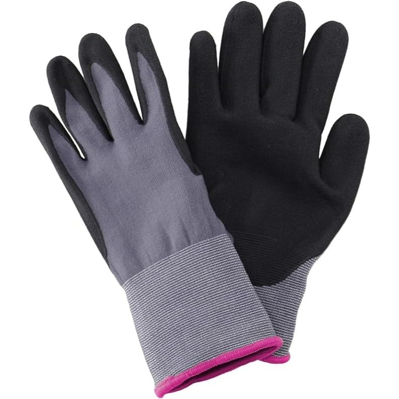 Kent & Stowe 70105356 Premium Seed & Weed Gardening Pink Trim Gloves - Ladies Medium