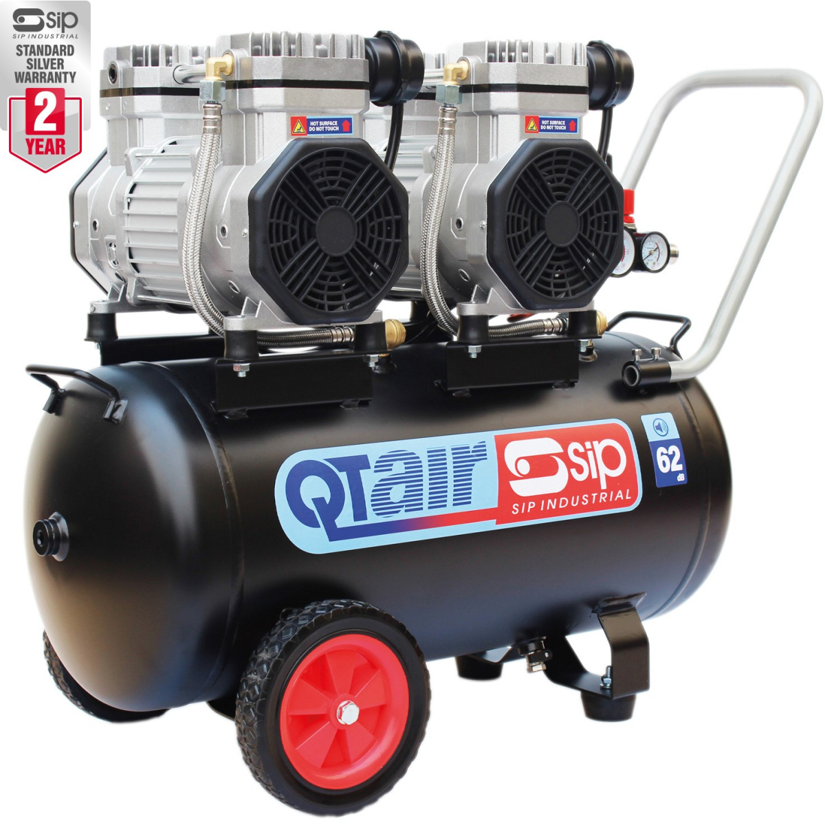 SIP 05493 QT DD 3hp 50ltr Ultra Low Noise Compressor