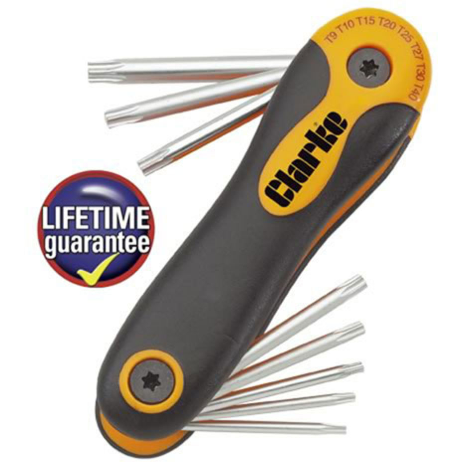 Clarke 1700541 PRO141 8 Piece Torx Key Set