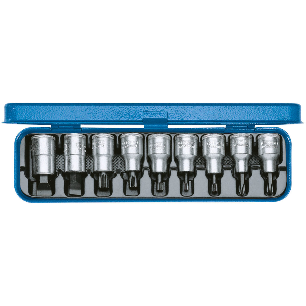 Gedore 6150050 Screwdriver Bit Socket Set 1/2" Drive INX 19 PM