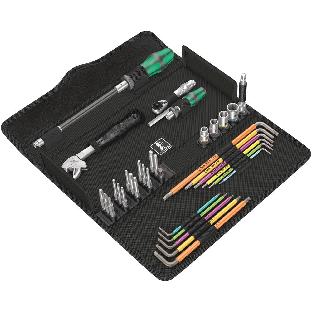 Wera 05134013001 Kraftform Kompakt F 1 Screwdriving Tool Set for Window Builders, 35 Pieces 