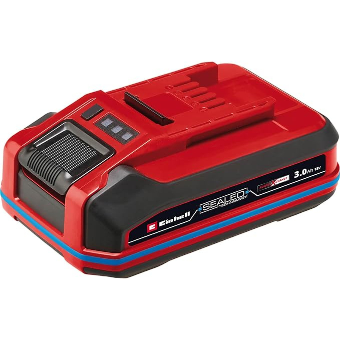 Einhell 4511618  Battery Sealed 18V 3.0 Ah Power X-Change PLUS (Waterproof and Dust-Proof, IP57)