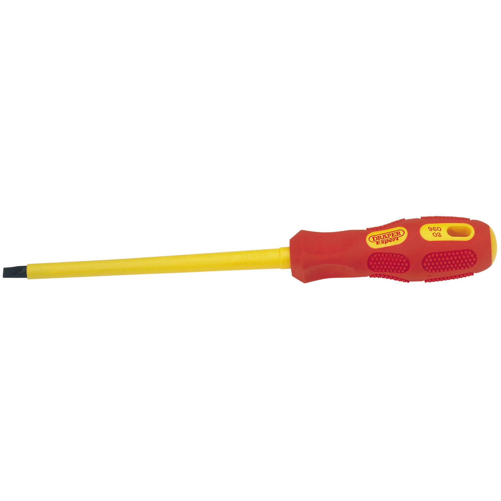 Draper 69220 960B Expert 6.5mm x 150mm Fully Insulated Plain Slot Screwdriver (Sold Loose)