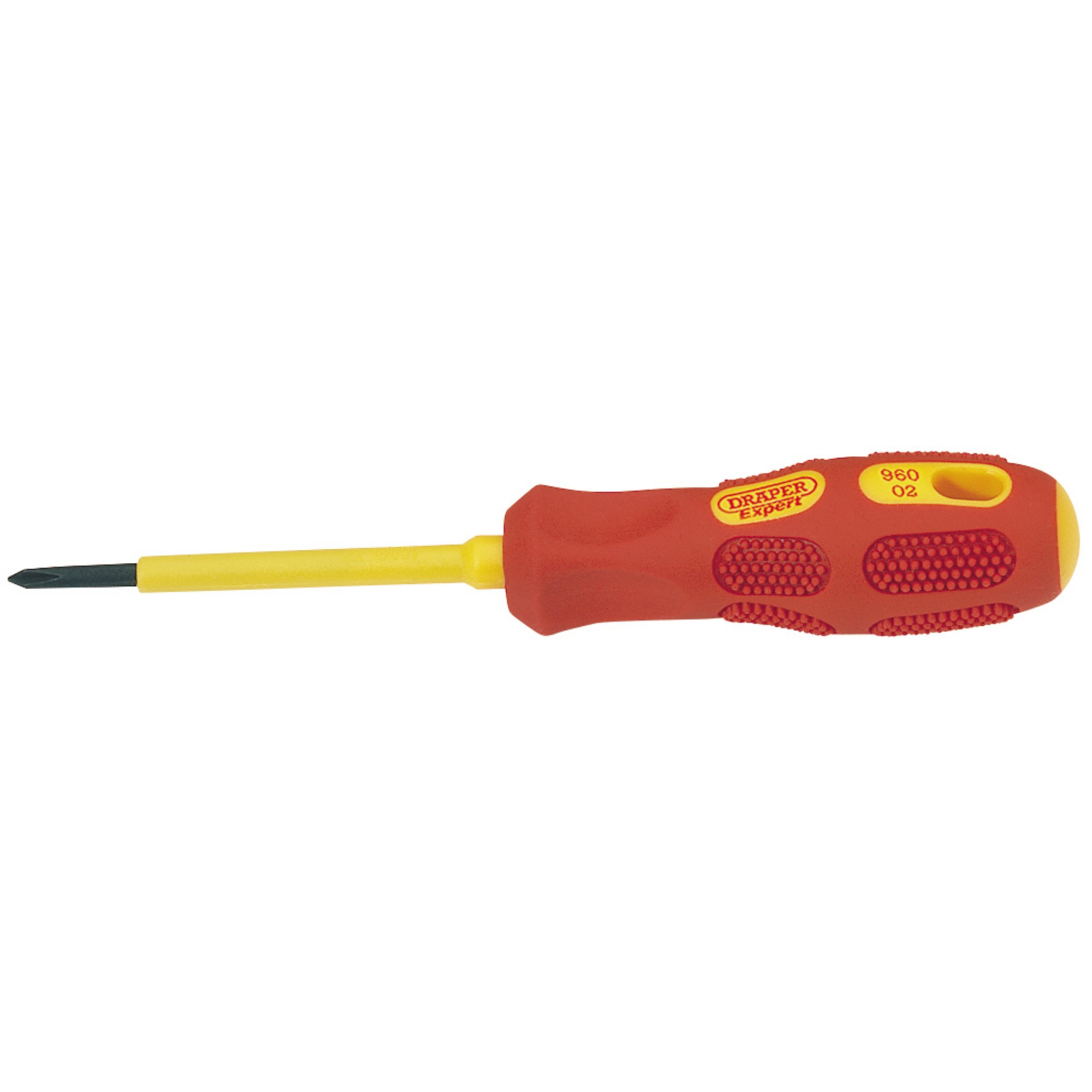 Draper 69224 960CSB Expert No.0 x 60mm Fully Insulated Cross Slot Screwdriver