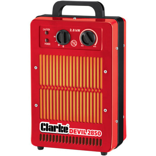 Clarke 6925801 Devil 2850 2.8kW Electric Fan Heater