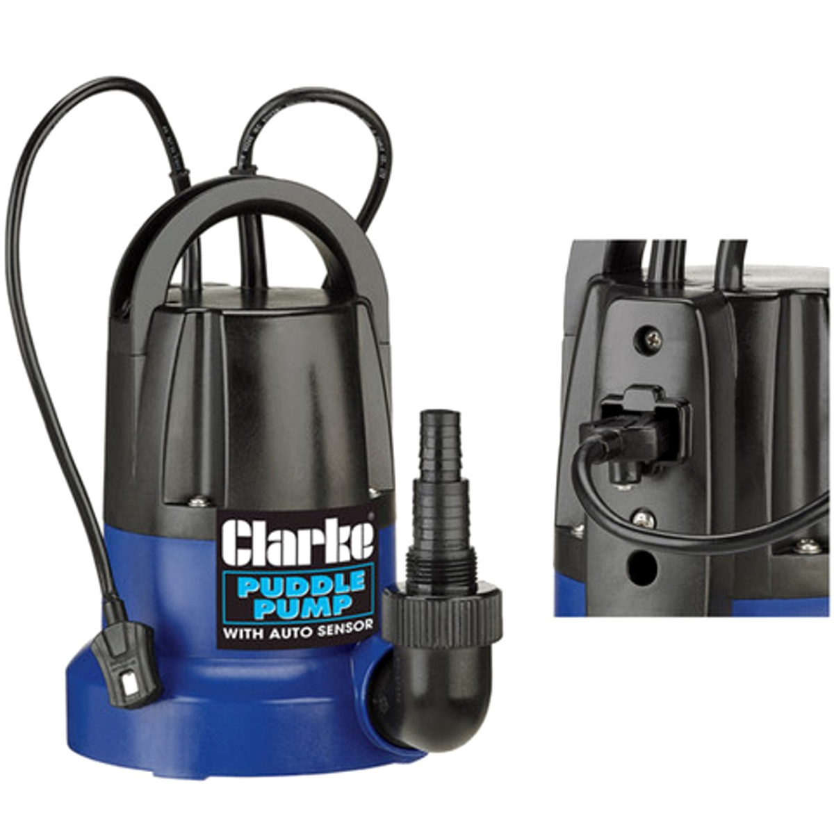 Clarke 7230693 PSP105 250W 230v Clean Water Puddle Pump with Auto Sensor 