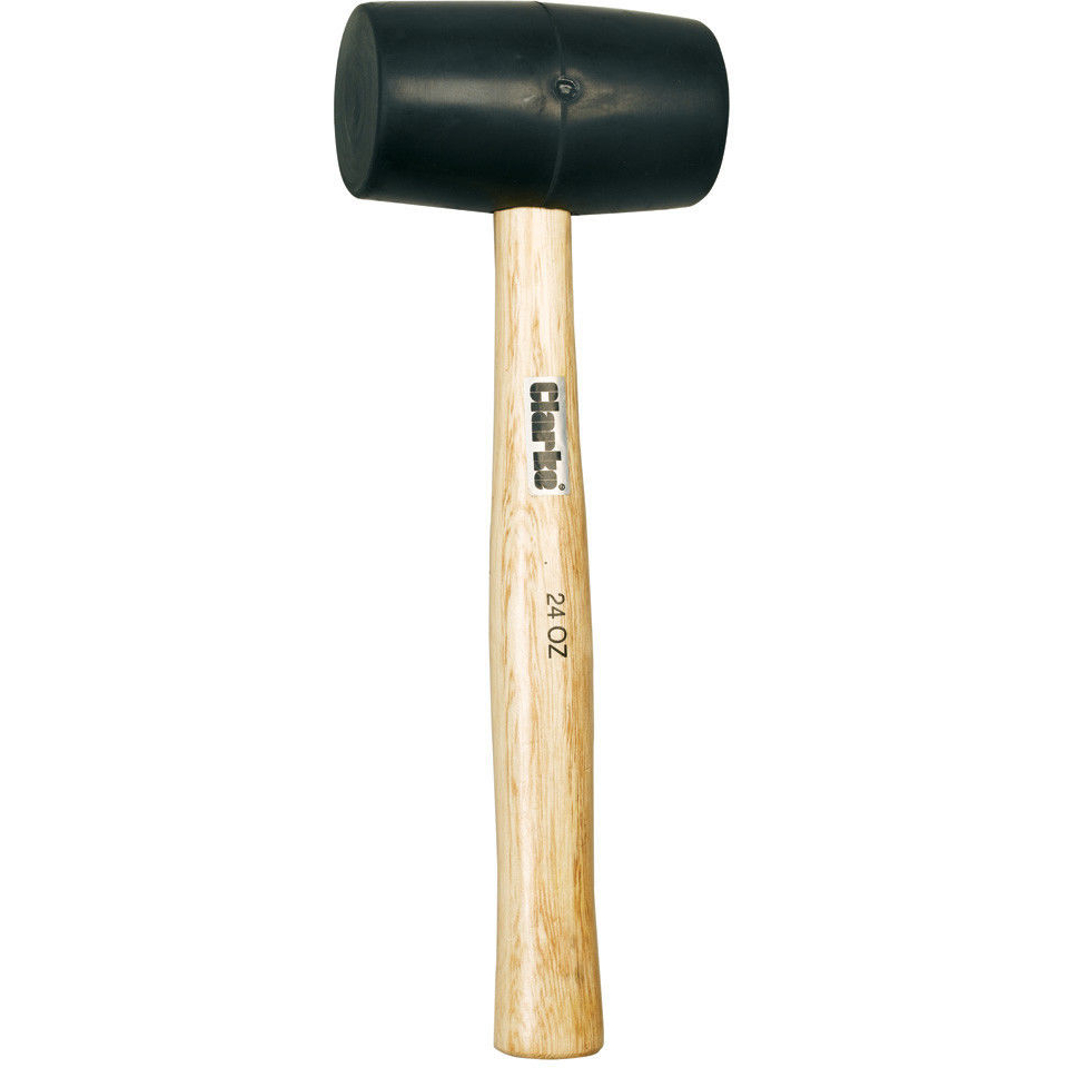 Clarke 1801292 CHT292 24oz Black Rubber Mallet