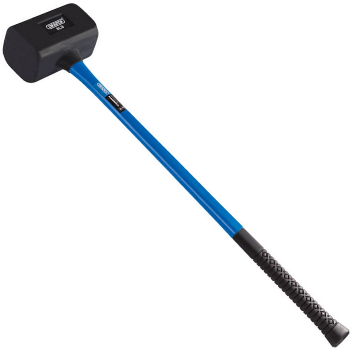 Draper 74318 DBH35 Rubber Dead Blow Mallet with Fibreglass Shaft (3.6kg/128oz)
