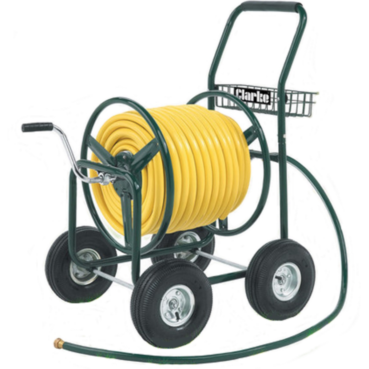 Clarke 7956025 CHC90 Garden Hose Reel Trolley (300ft/91.5Mtr Capacity)