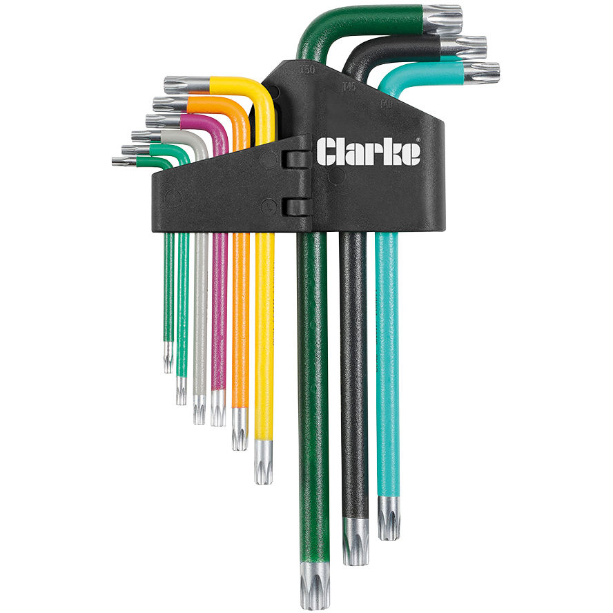 Clarke 1801955 CHT955 9 Piece Torx Key Set