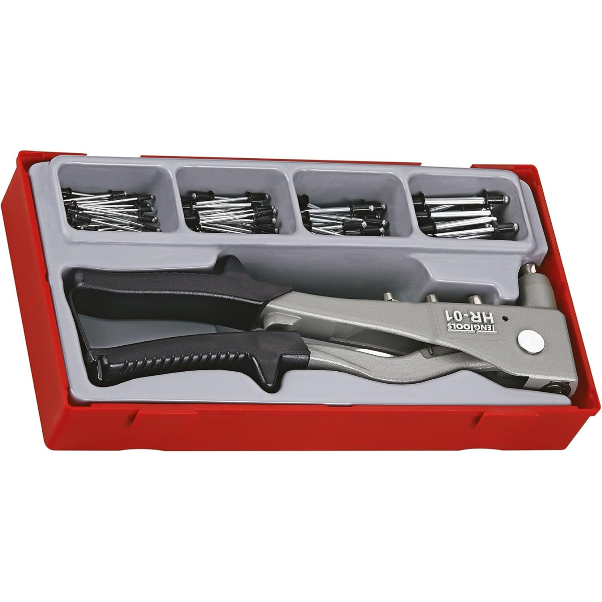 TengTools TTHR81 Hand Rivet Set 81-Piece