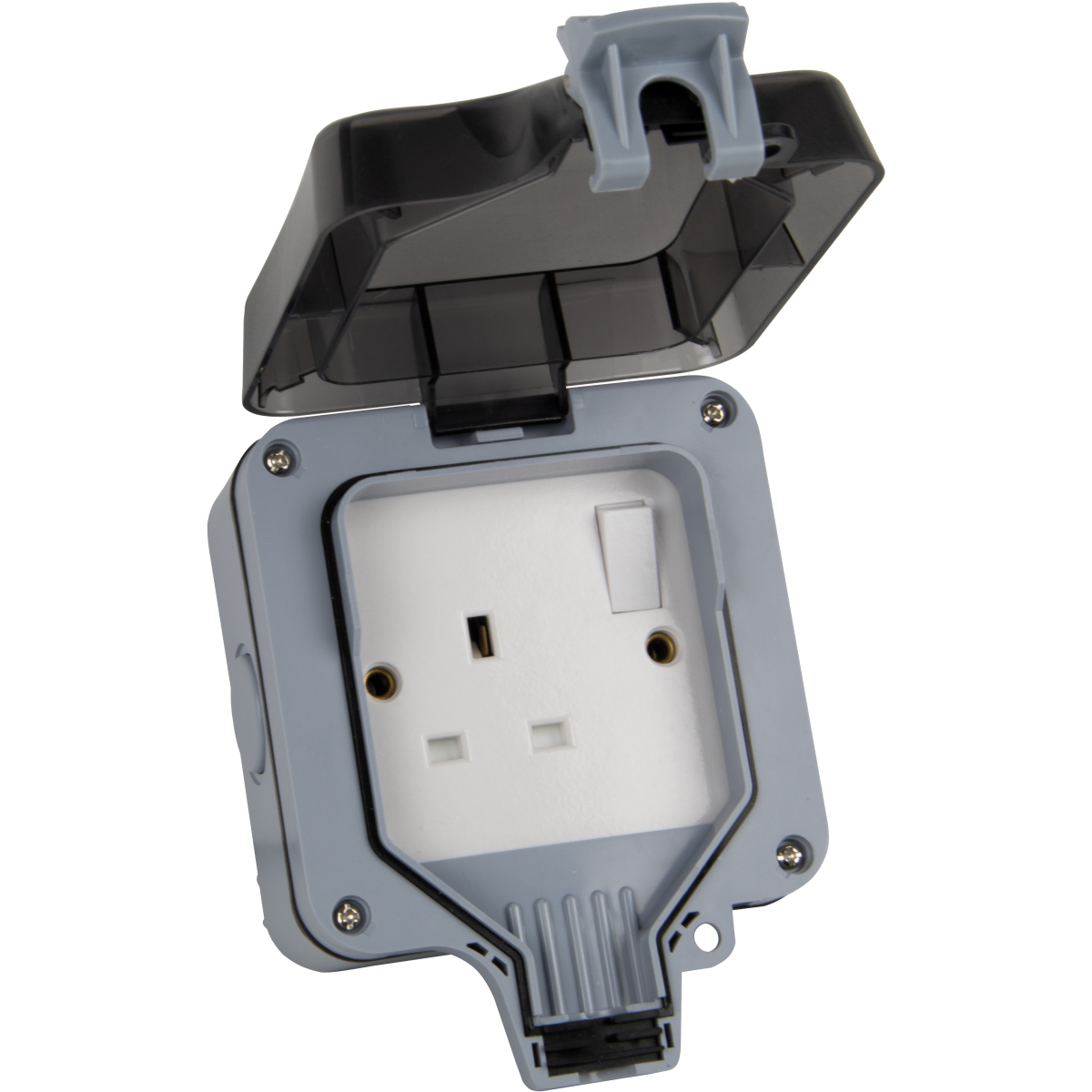 SLx 90113PI Weatherproof Outdoor 1 Gang IP66 Socket