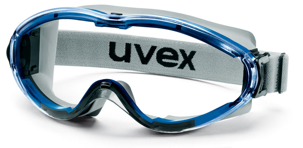 Uvex 9302.600 Grey/Blue Ultrasonic Clear Lens Goggles EN166 1B