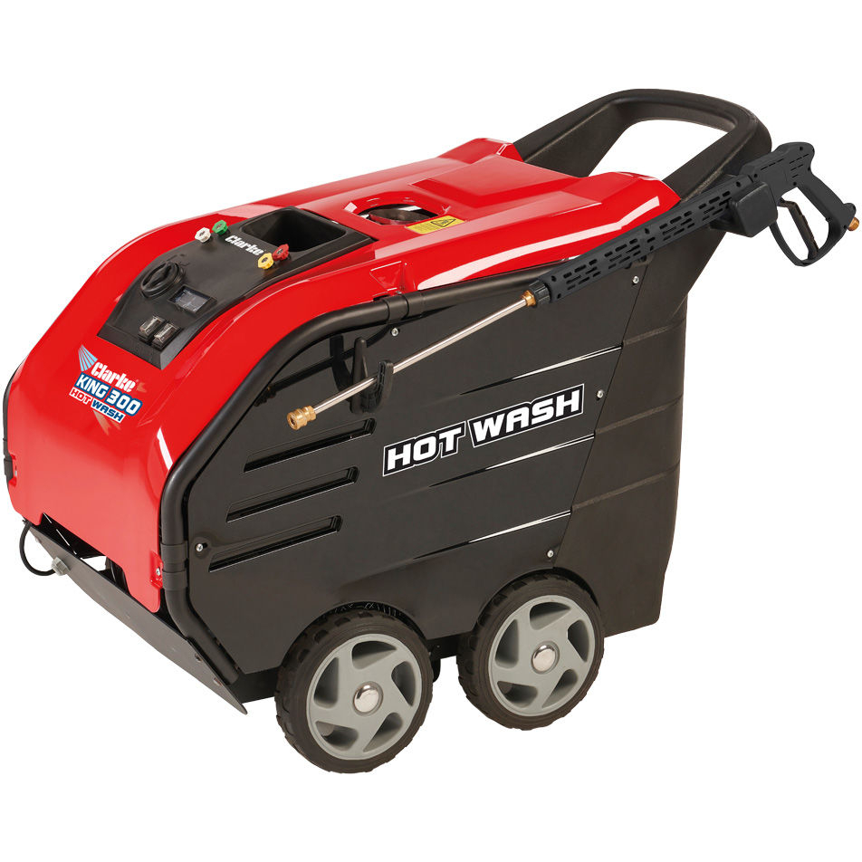 Clarke 7320182 KING 300 Professional Hot Washer 150bar (230V)