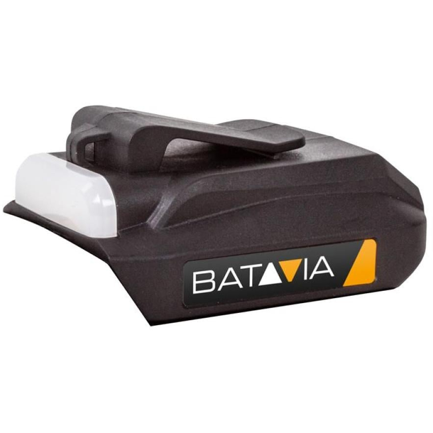 Batavia 7064210 Battery USB Charging Adapter & Flashlight 18V