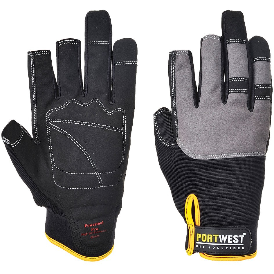 Portwest A740  Powertool Pro - High Performance Glove - Black