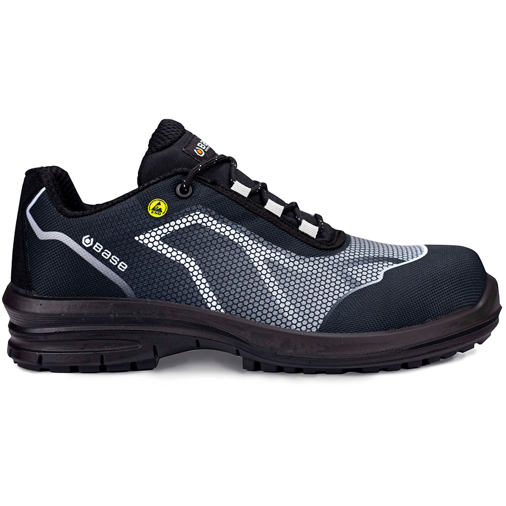 Portwest Base B0978E OREN ESD S3 Smart Evo Shoe - Black/Grey - UK10