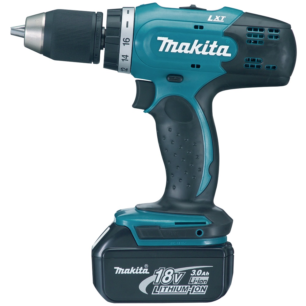 Makita DDF453RFE 18V LXT Drill/Driver with 2x 3.0Ah Batteries in Case